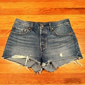 Levi’s 501 denim cutoff shorts